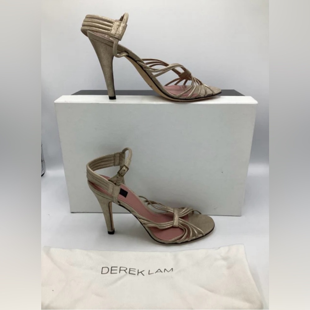 Derek Lam Sz 8 Open Toe Heel Shoe Sandal